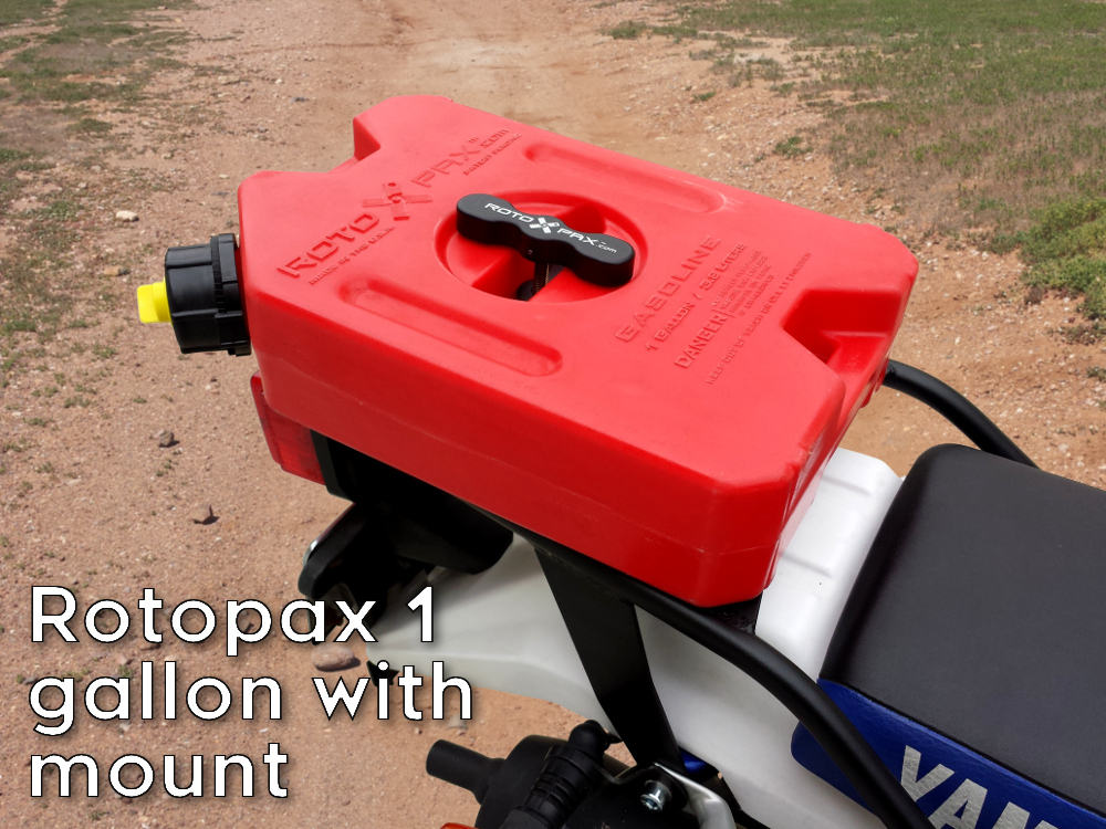 xt225 serow rear luggage rack rotopax